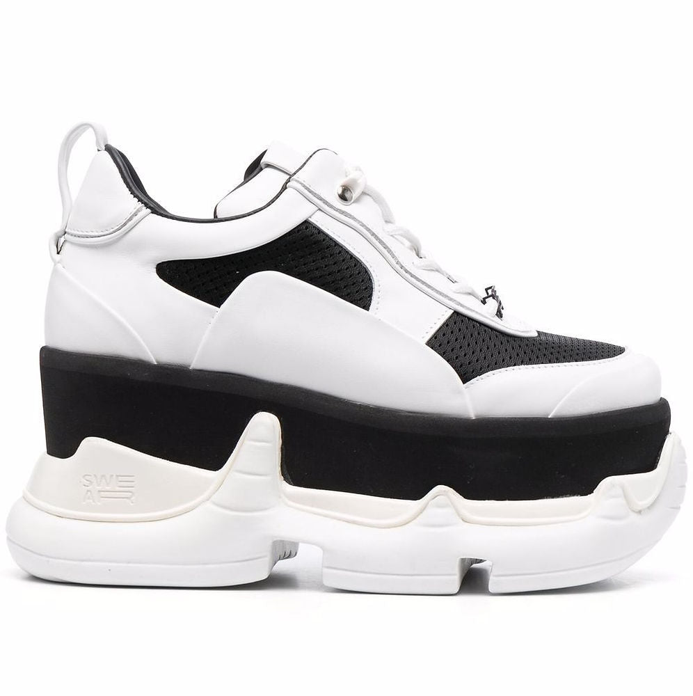Air Rev. Nitro Sky Platform Sneakers - Black & White
