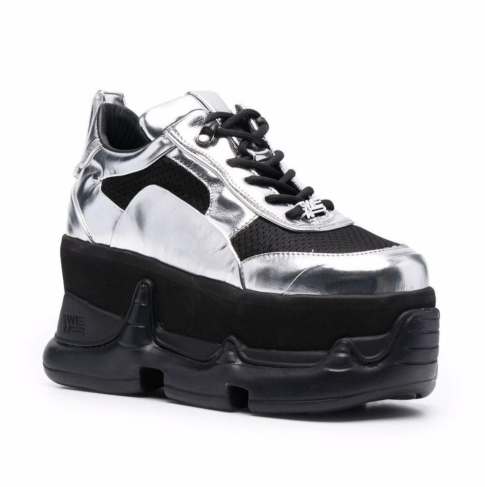 Air Rev. Nitro Sky Platform Sneakers - Silver & Black