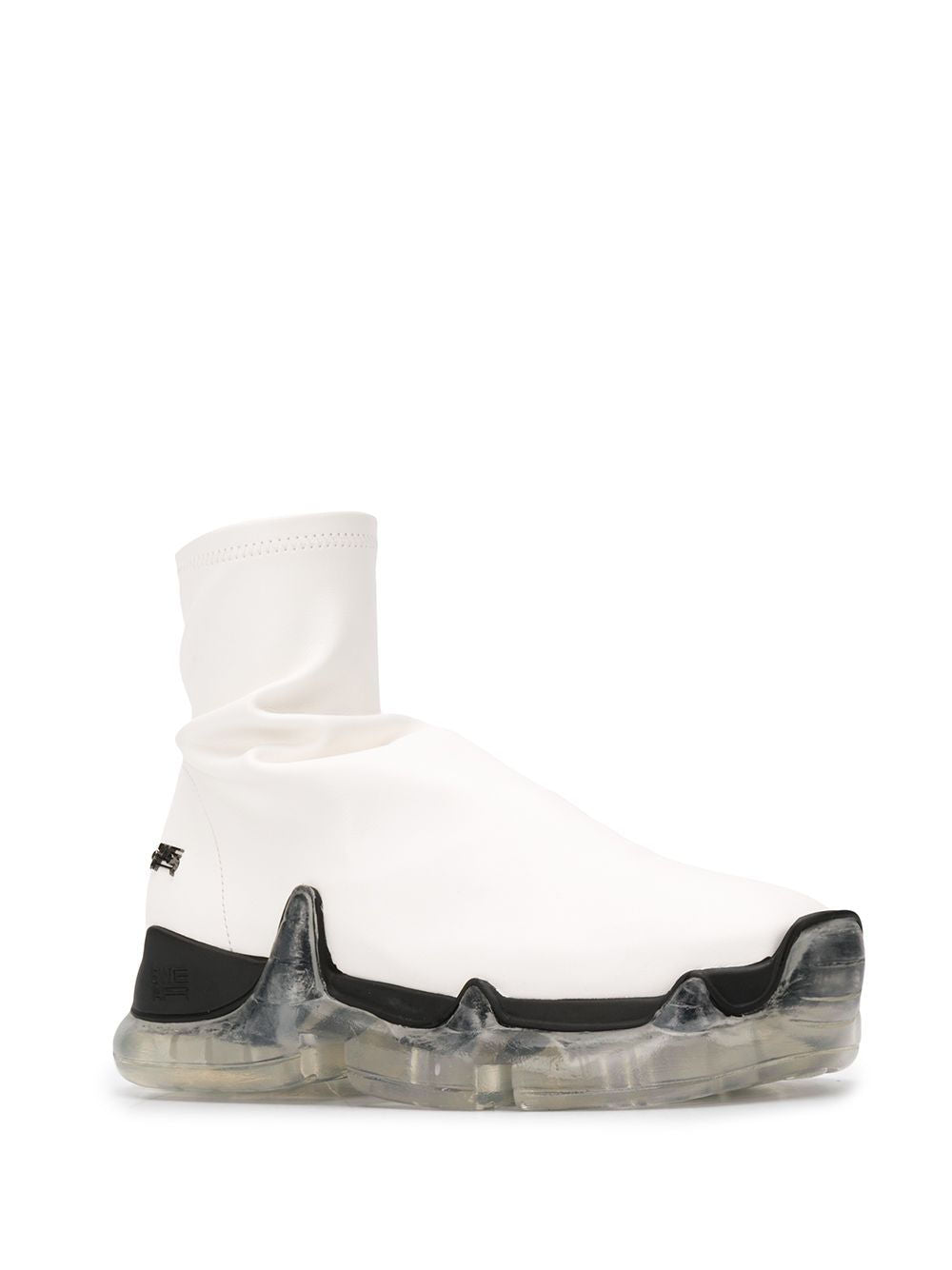 Air Revive Vegan Boots - Black & White Clear
