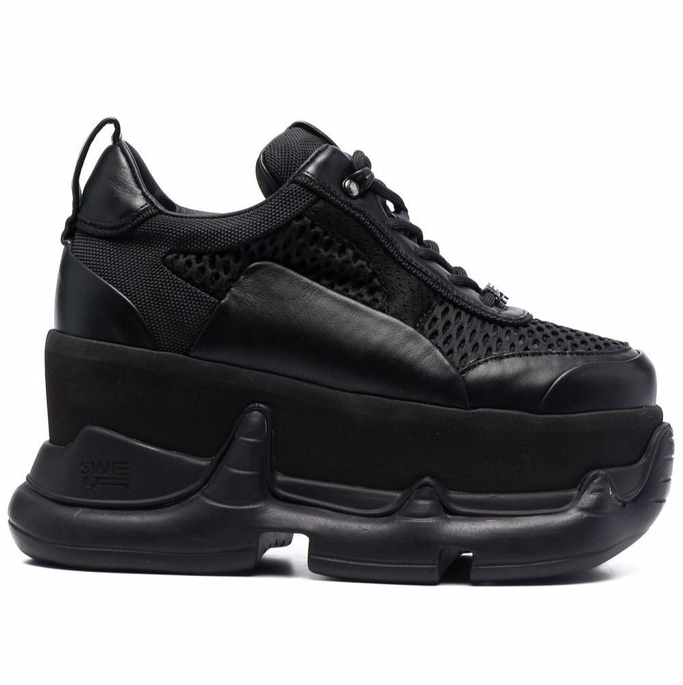 Air Rev. Nitro Sky Platform Sneakers - Triple Black
