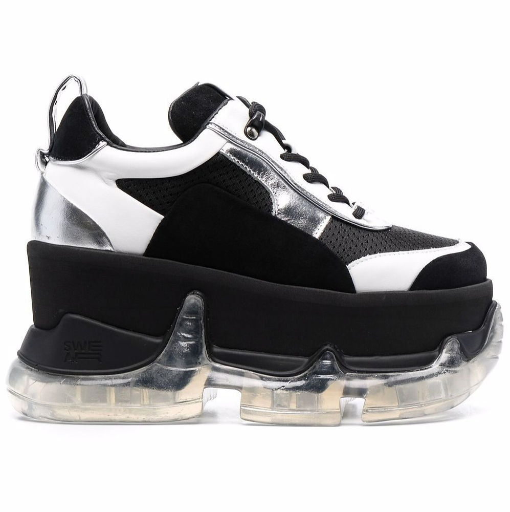 Air Rev. Nitro Sky Platform Sneakers - Silver Mix
