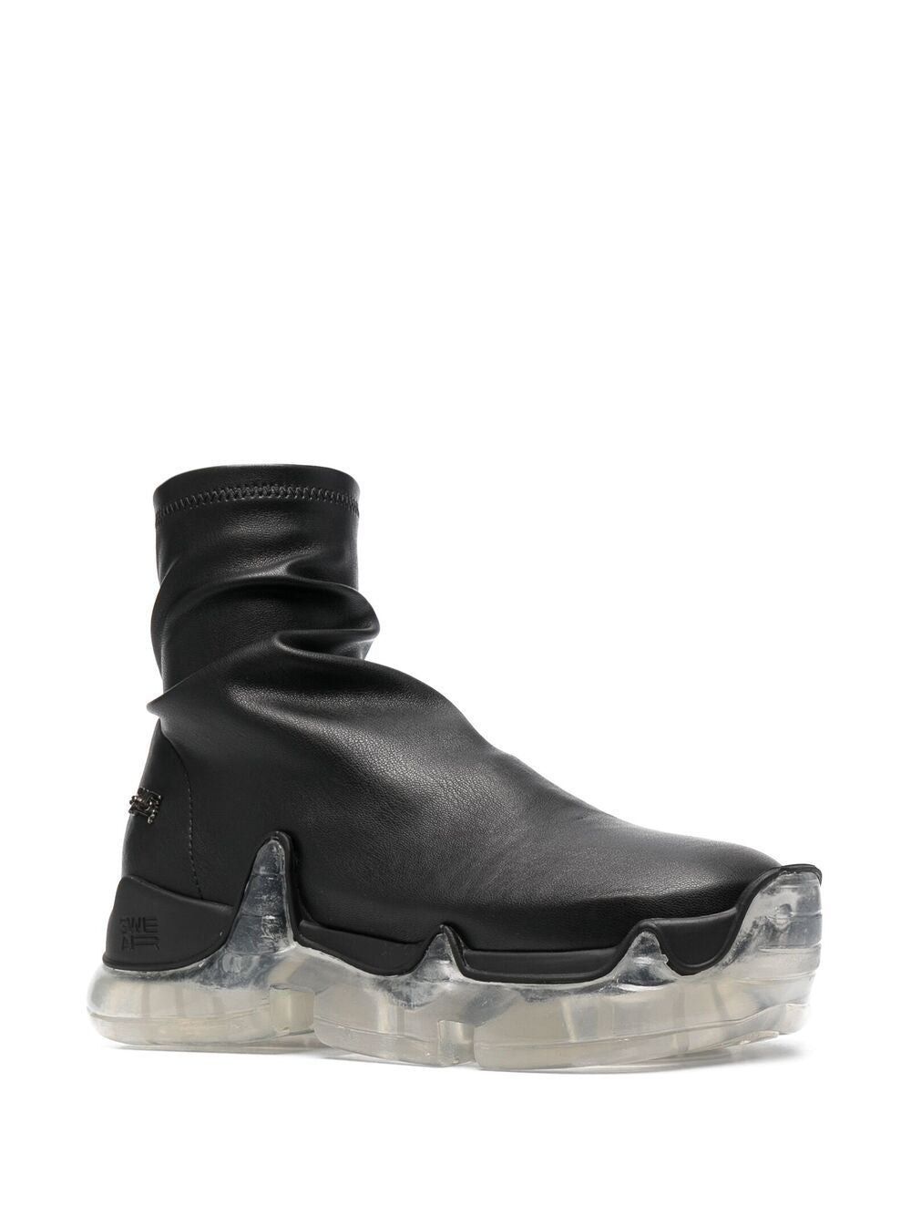 Air Revive Vegan Boots - Black & Clear