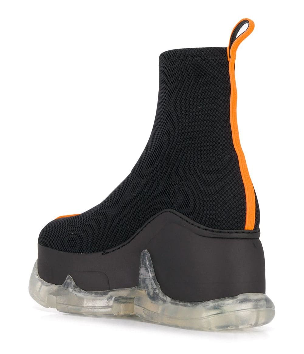 Air Rev. Xtra Hybrid Platform Boots - Black Mesh