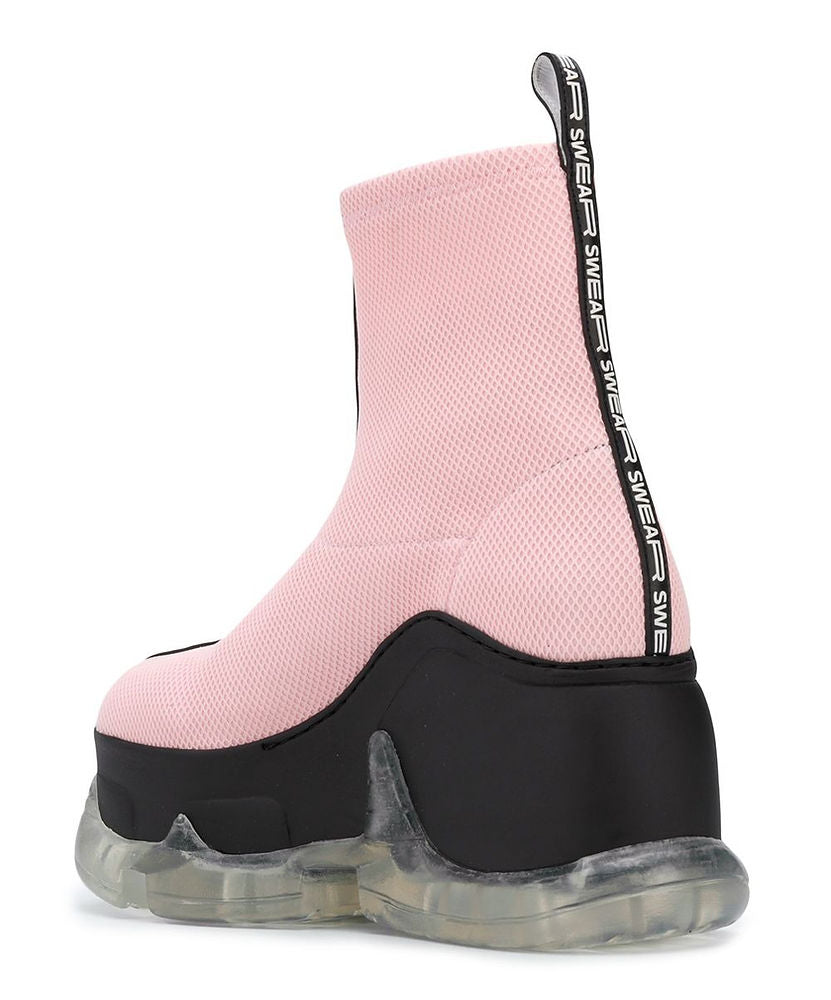 Air Rev. Xtra Hybrid Platform Boots - Baby-Pink Mesh