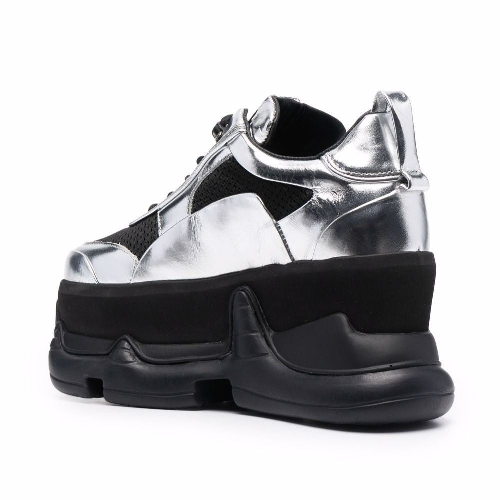 Air Rev. Nitro Sky Platform Sneakers - Silver & Black