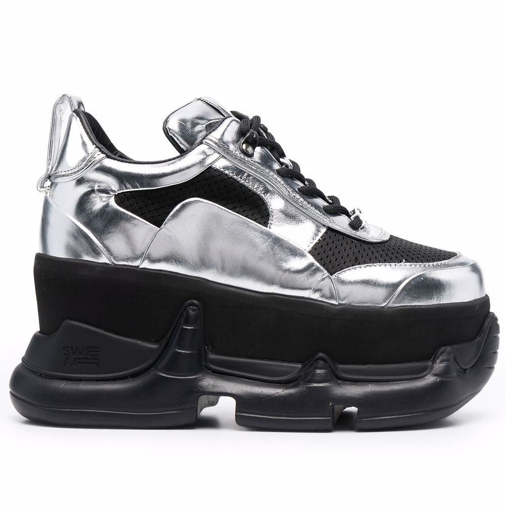 Air Rev. Nitro Sky Platform Sneakers - Silver & Black