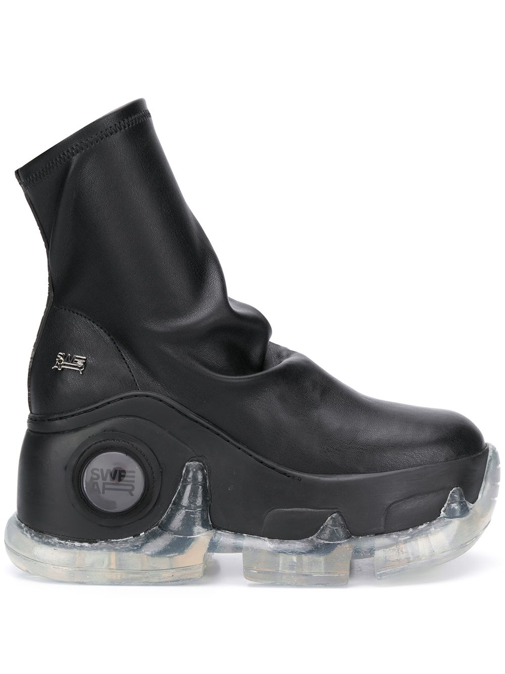 Air Rev. Xtra Vegan Platform Boots - Black