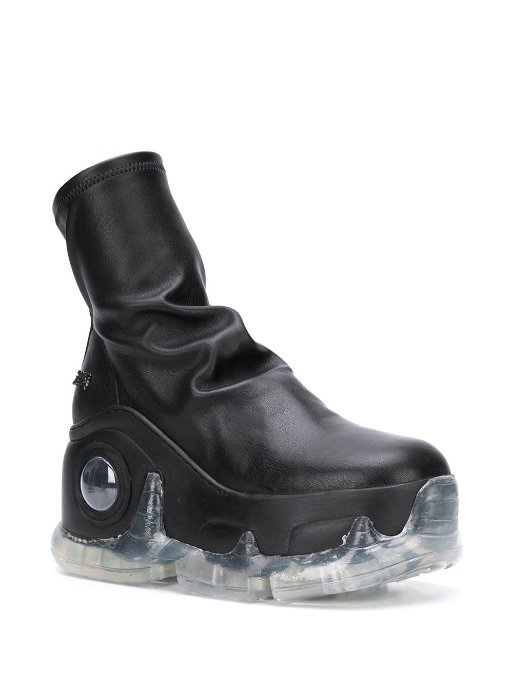 Air Rev. Xtra Vegan Platform Boots - Black