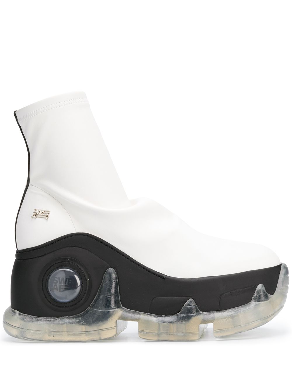 Air Rev. Xtra Vegan Platform Boots - White