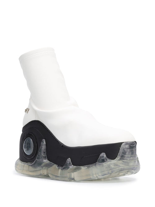 Air Rev. Xtra Vegan Platform Boots - White